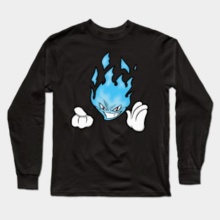 Blue Flame Long Sleeve T-Shirt